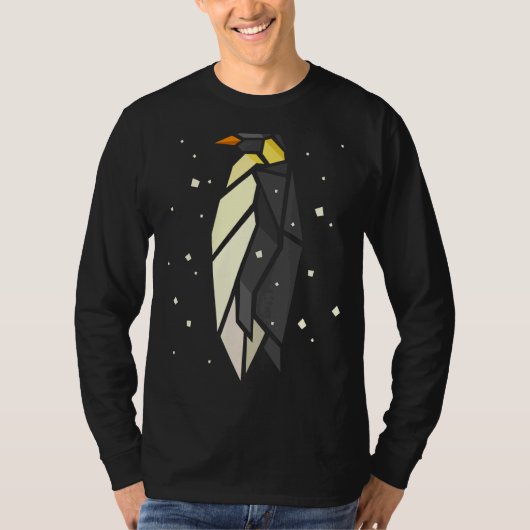 折り紙ペンギン雪 Tシャツ (正面)