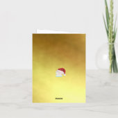 折り紙ホリデー フォト ジョイ カード (裏面)