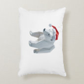 折り紙ポーラベアの休日 アクセントクッション (正面(垂直))