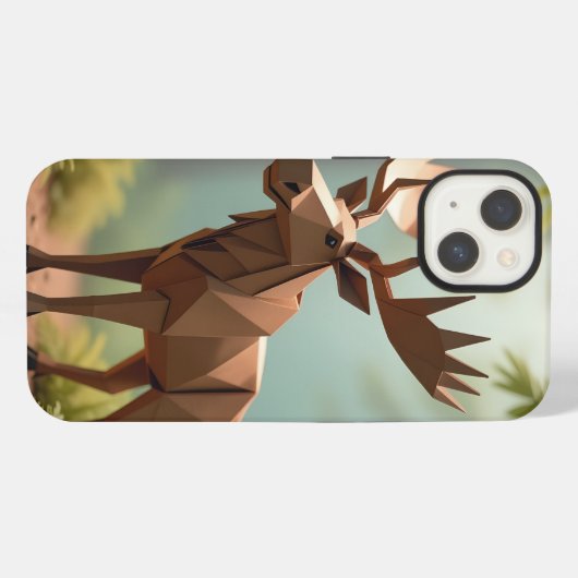 折り紙ムース iPhoneケース (裏面横)