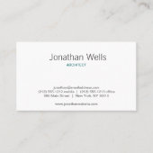 折り紙モダンクレーンロゴ 名刺 (正面)