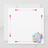 折り紙万華鏡の招待状 招待状 (裏面)