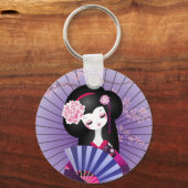 折り紙人形2キーチェーン キーホルダー (正面)