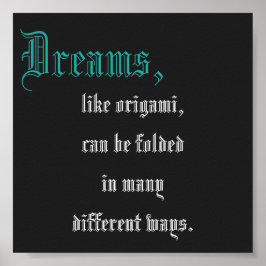 折り紙引用文ミニ ポスター