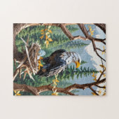 折り紙愛国的なアメリカワシ ジグソーパズル (横)