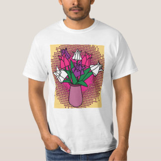 折り紙折り畳み紙アート Tシャツ