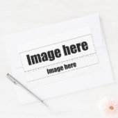 折り紙文字 長方形シール (封筒)