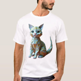 折り紙猫Tシャツ Tシャツ