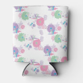 折り紙紙クレーンアンドフラワーズクーラーボックス 缶クーラー (正面)