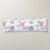 折り紙紙クレーンアンドフラワーズ抱き枕 ボディピロー (裏面)