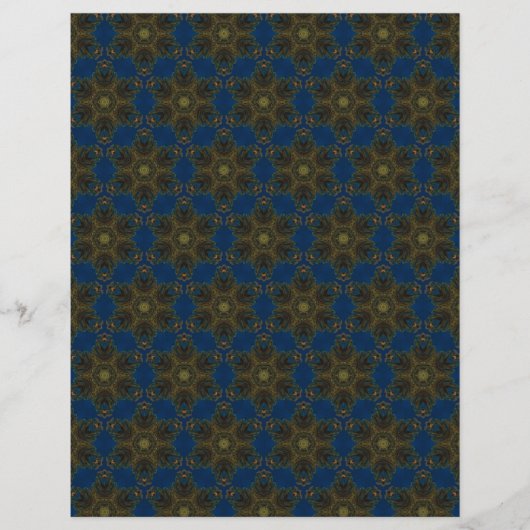 折り紙紙ネイビーブルーカスタマイズ可能なホビーアート チラシ (正面)