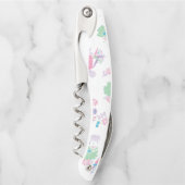 折り紙紙鶴と花 ソムリエナイフ (正面)