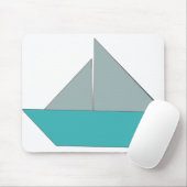 折り紙船 マウスパッド (マウス)