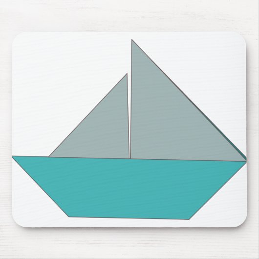 折り紙船 マウスパッド (正面)
