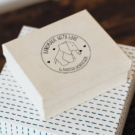 折り紙象カスタム象の愛で手作り ラバースタンプ