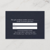 折り紙金ゴールドめい想ヨガのキャットウーマン&キャットギフト 割引カード (裏面)