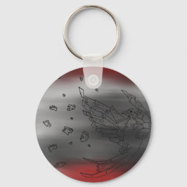 折り紙鳥爆発キーチェーン キーホルダー