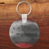 折り紙鳥爆発キーチェーン キーホルダー (正面)