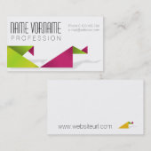 折り紙 名刺 (正面/裏面)