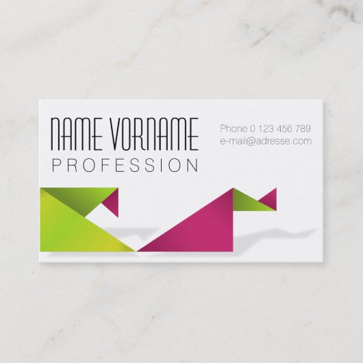 折り紙 名刺 (正面)