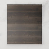 折り素朴畳みテントスタイル座席表 プレイスカード (内部開封)