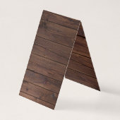 折り素朴畳みHashtagの結婚共有写真カード (裏面)