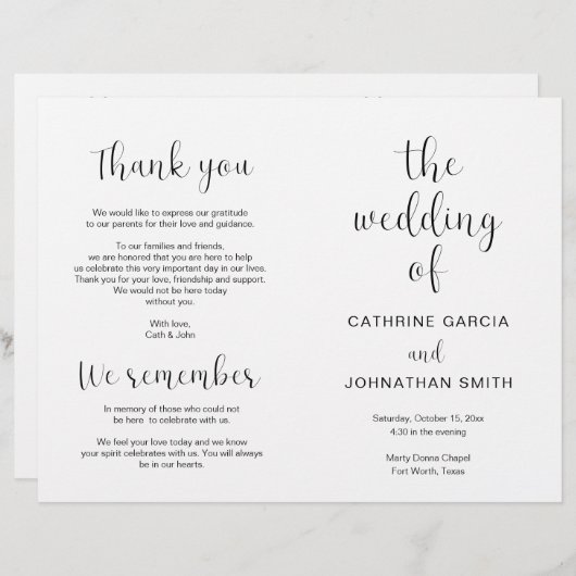 折り結婚畳み式プモダンロ結婚グラム (正面/裏面)