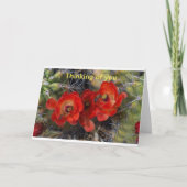 折り考え畳みカード サンキューカード (正面)