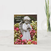 折り考え畳み式悔やみや弔慰グリーティングカード付き カード (正面)