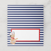 折り航海の畳み式テーブルカード プレイスカード (外部開封)