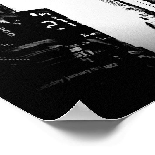 折り返しなし ポスター (角)