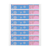 折り返しのまわりに住所 シール、クラシック ラップアラウンド宛名ラベル (シート)