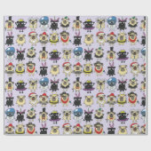 折り返しコスチューム内の紙 ラッピングペーパー (フラット)