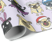 折り返しコスチューム内の紙 ラッピングペーパー (ロールコーナー)