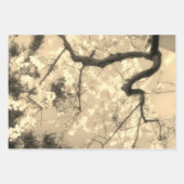 折り返し紙シート：日本のフローラコレクション ラッピングペーパーシート (正面3)