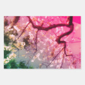 折り返し紙シート：日本のフローラコレクション ラッピングペーパーシート (正面2)