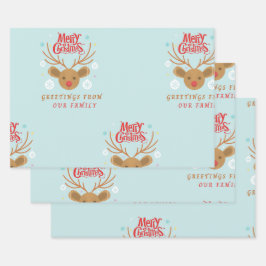 折り返し紙フラットシートセット3 ラッピングペーパーシート