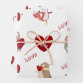 折り返し紙フラットシートセット3 ラッピングペーパーシート (インサイチュ)