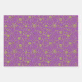 折り返し紙フラットシートセット3 ラッピングペーパーシート (正面)