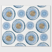 折り返し紙円 ラッピングペーパー (フラット)