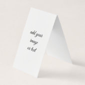 折り重ねカスタムブックマーク 名刺 (正面)