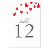 折り鶴テーブル番号カード テーブルナンバー (裏面)