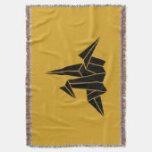 折り鶴 スローブランケット (正面縦)