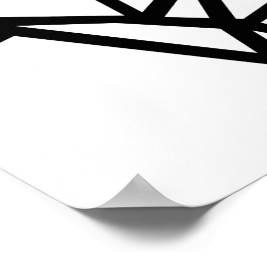 折り鶴 ポスター (角)