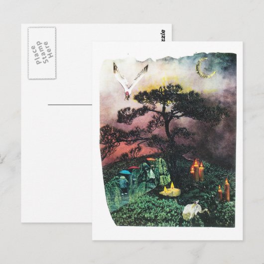 折り鶴 ポストカード (正面/裏面)