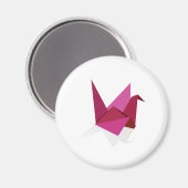 折り鶴 マグネット (正面/裏面)