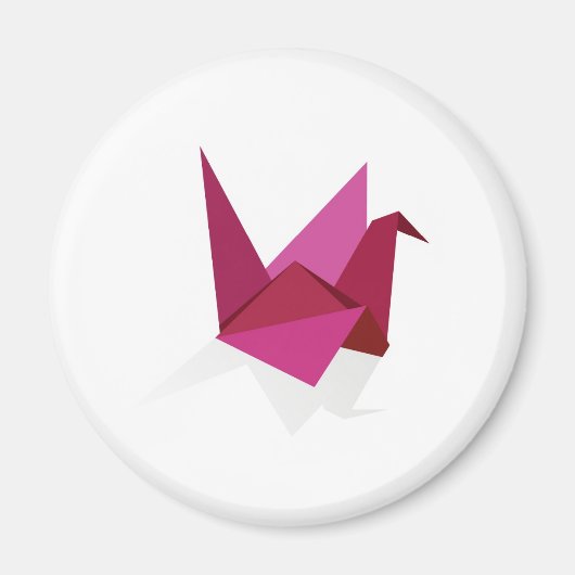 折り鶴 マグネット (正面)