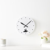 折り鶴 ラウンド壁時計 (ホーム)