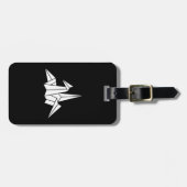 折り鶴 ラゲッジタグ (正面横)