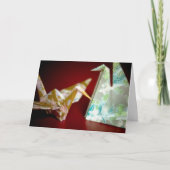 折り鶴・井戸カード カード (正面)